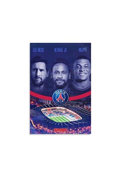 ALAYRA International ALAYRA Football Superstar Messi Neymar Mbappe Poster PSG...