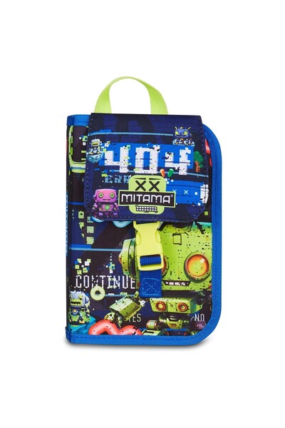 Mitama Equipped pencil case 1 compartment 2 flaps robotel design