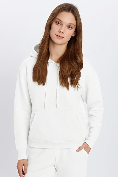 DeFacto Daily Use Hooded Basic Hoodie