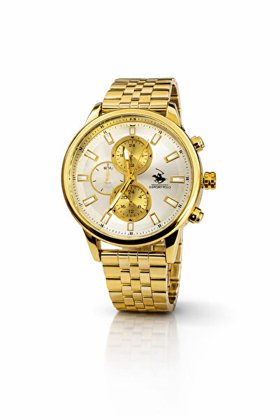 G Sport POLO Stylish Chronograph Steel Men's Wristwatch (Adjustable Strap for...