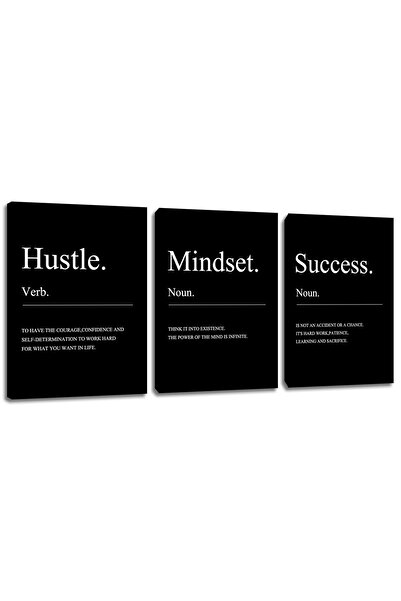 ALAYRA International لوحات جدارية قماشية تحفيزية من ALAYRA، تتضمن اقتباسات مل...