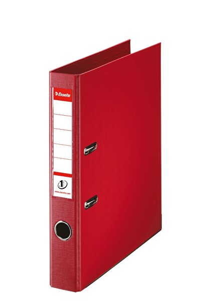 Esselte Biblioraft No.1 Power, PP/PP, partially recycled, FSC certified, A4, 50 mm, red