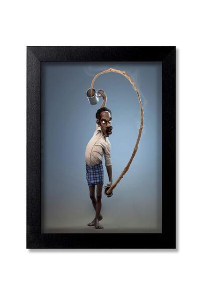 ALAYRA International ALAYRA Blue Nexus BNWPM13 Cool Minimalistic Wall Art Pos...