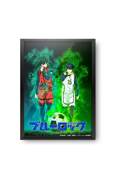 ALAYRA International ألايرا - بلو لوك - تصميم المواجهة - ملصق بحجم A4 (مع إطا...