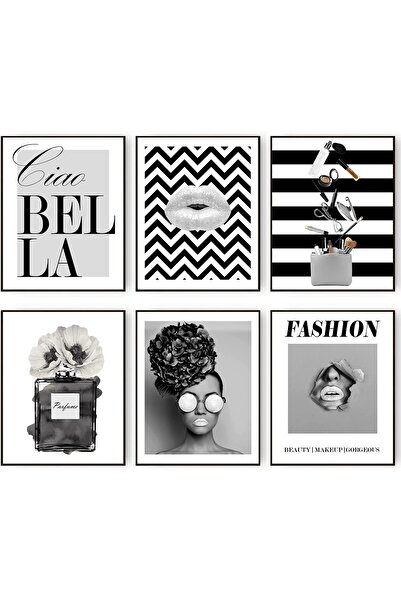 ALAYRA International مجموعة لوحات جدارية أنيقة من ALAYRA، لون فضي رمادي ساحر،...