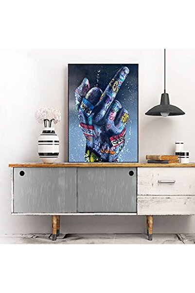 ALAYRA International ألايرا: لوحة فنية تجريدية بألوان الشارع، فن جرافيتي إبدا...