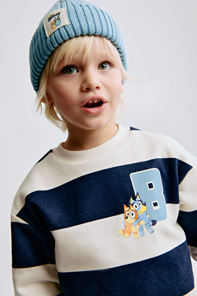 H&M Baskılı Oversize Sweatshirt