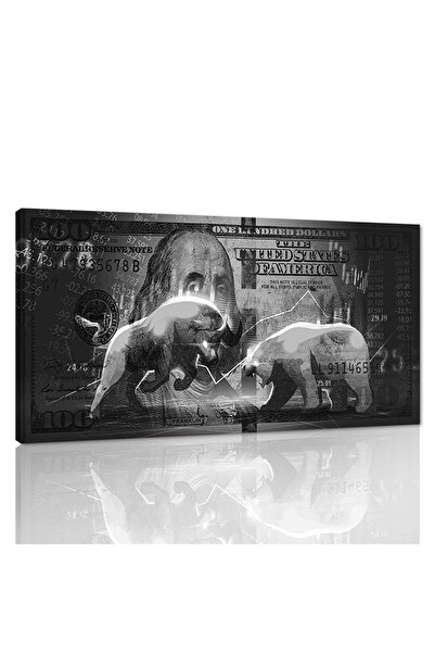 ALAYRA International لوحات قماشية من ALAYRA، مستوحاة من وول ستريت، ثور هائج و...