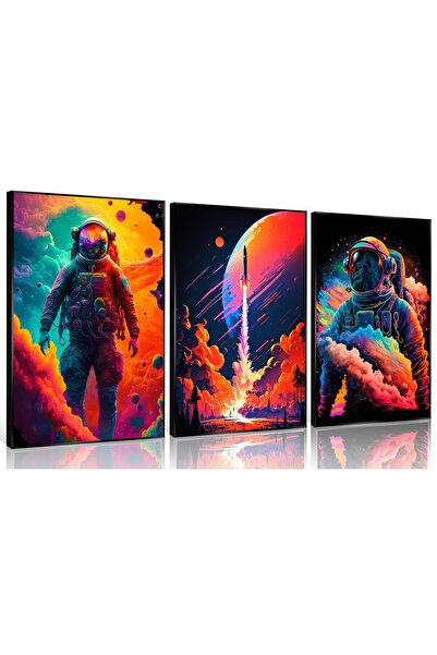 ALAYRA International مجموعة ألايرا الفنية الجدارية الرائعة المكونة من 3 قطع، ...