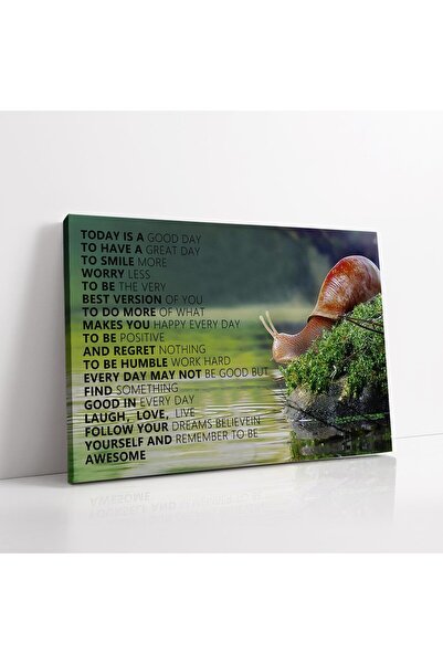 ALAYRA International لوحة جدارية ملهمة من ألايرا - اليوم يوم جميل - ملصق اقتب...