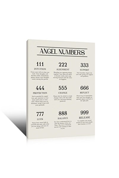 ALAYRA International ملصق أرقام الملائكة من ألايرا أورا لغرفة نومك، تصميم جما...