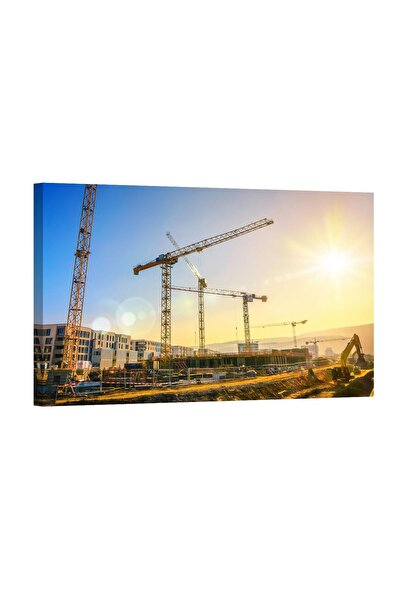 ALAYRA International ALAYRA 1 Piece Wall Art Posters & Prints Construction Si...