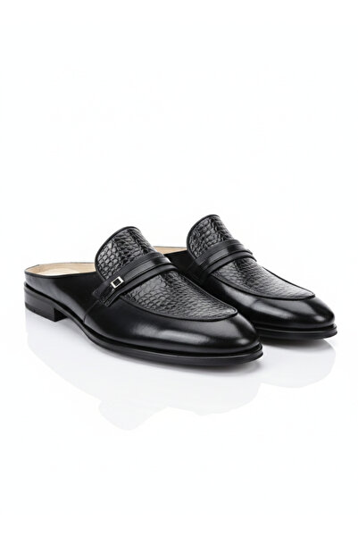 UZR Men's Buckled Genuine Leather Dowry & Bundle Classic Slippers