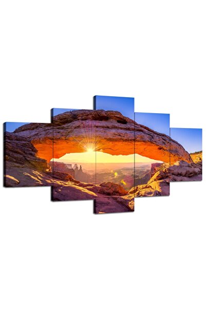 ALAYRA International لوحة جدارية من ألايرا، يوتا، منظر طبيعي، أقواس ميسا، ديكور جداري مطبوع على قماش، حديقة كانيونلاندز الوطنية