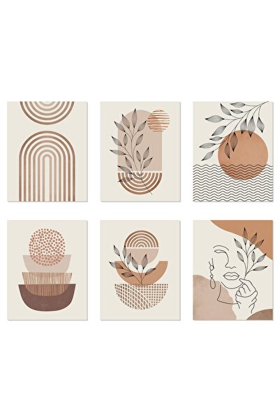 ALAYRA International ALAYRA Boho Neutral Wall Art Prints Line Art Posters for...