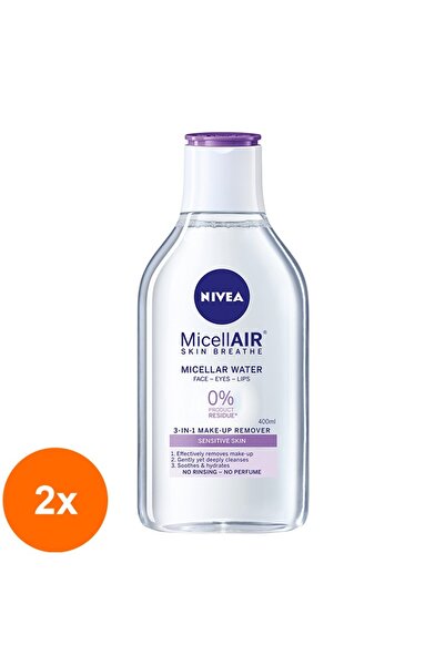 Nivea Visage Set 2 x Apa Micelara Ten Sensibil Cleansing 400 ml