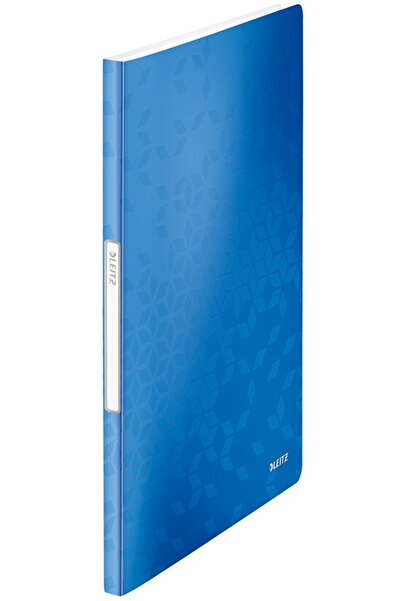 Leitz A4 presentation folder, 20 sheets, PP, WOW metallic blue