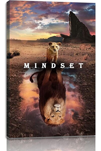 ALAYRA International ALAYRA Mindset Is Everything Motivational Canvas Print W...