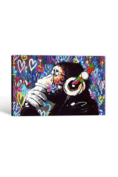 ALAYRA International ALAYRA Graffiti Canvas Wall Art - Banksy Wall Art Thinki...