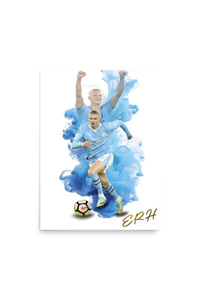 ALAYRA International ALAYRA Erling Haaland Poster Wall Art Canvas Print Poste...