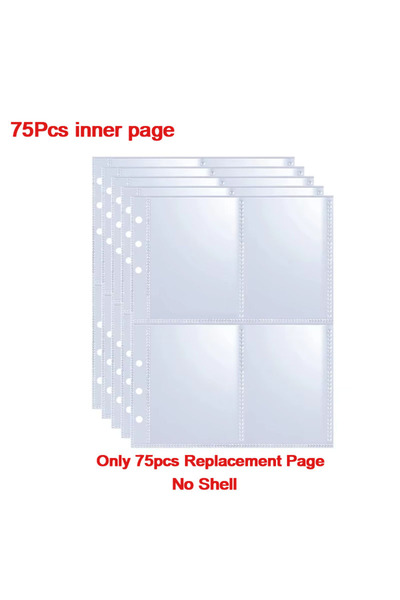 Choice 75 صفحة بدون غلاف، قابلة لإعادة الاستخدام، 25 قطعة، مجلد ألبوم صور كيب...
