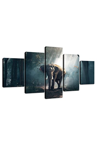 ALAYRA International لوحة جدارية فنية مطبوعة على قماش بتصميم فيل من ألايرا، م...