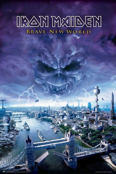 ALAYRA International ALAYRA Iron Maiden Brave New World Poster - 36 x 24 inch...