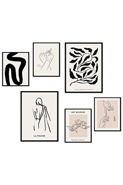 ALAYRA International ملصقات ألايرا ماتيس لتزيين الغرف، ملصق جداري تجريدي بسيط...