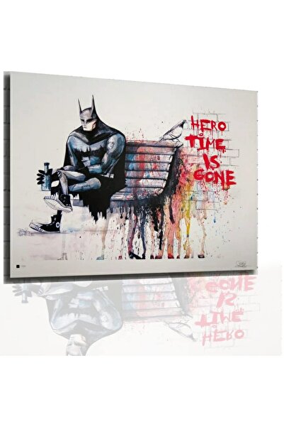ALAYRA International ALAYRA Marvel SuperHero Wall art Print Canvas Batman Poster Water Color Splash Painting for Kids