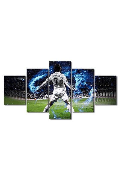 ALAYRA International لوحة جدارية قماشية من 5 قطع من ALAYRA، ملصق رياضي للياقة...