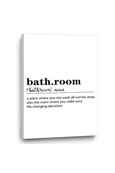 ALAYRA International ALAYRA Definition Wall Art Canvas Pictures for Bathroom ...