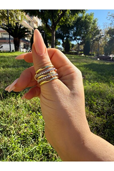 XUPING JEWELRY 14K Çoklu Yüzük