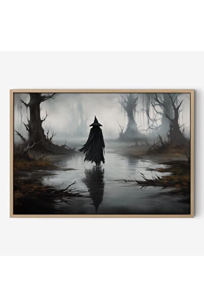 ALAYRA International لوحات جدارية داكنة وغامضة من ALAYRA، ملصقات ساحرة ريفية عتيقة، ملصقات قوطية داكنة، جدارية ساحرة عتيقة