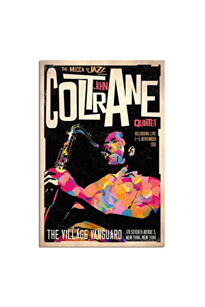 ALAYRA International ALAYRA John Coltrane Vintage Jazz Concert Poster African...