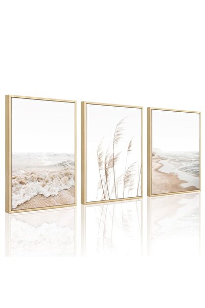 ALAYRA International لوحة جدارية شاطئية من تصميم ألايرا جوكريس، مطبوعات بوهيم...