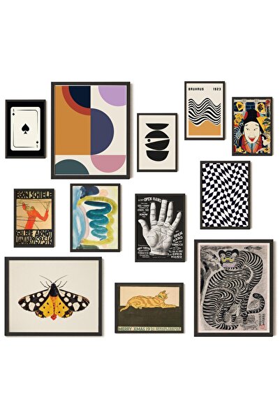 ALAYRA International مجموعة لوحات جدارية عتيقة من ALAYRA - مطبوعات فنية حديثة...