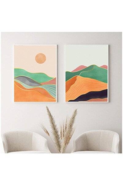 ALAYRA International ALAYRA Boho Art Prints Abstract Landscape Poster Scenery...