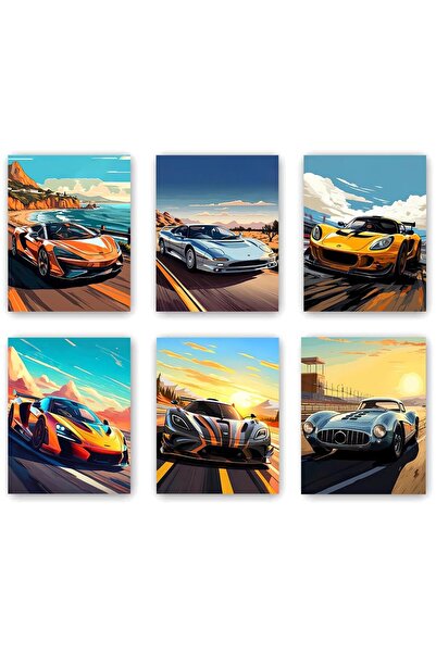 ALAYRA International ALAYRA Car Poster Wall Art Decor,Car Pictures Wall Decor...