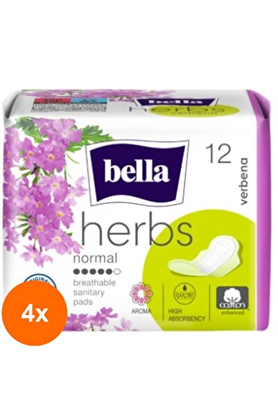 Bella Set 4 x 12 Absorbante Herbs Verbina