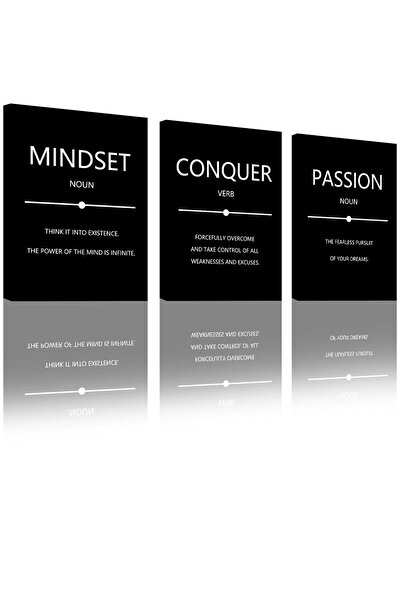 ALAYRA International ملصق جداري تحفيزي من ألايرا، ديكور مكتبي، لوحة قماشية ملهمة لتحفيز العقلية والشغف على التغلب على التحديات