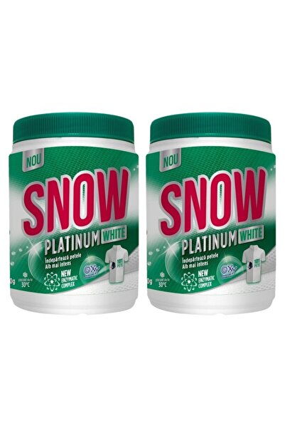 Snow Set 2 x Pudra pentru Indepartarea Petelor Platinum White, 400 g