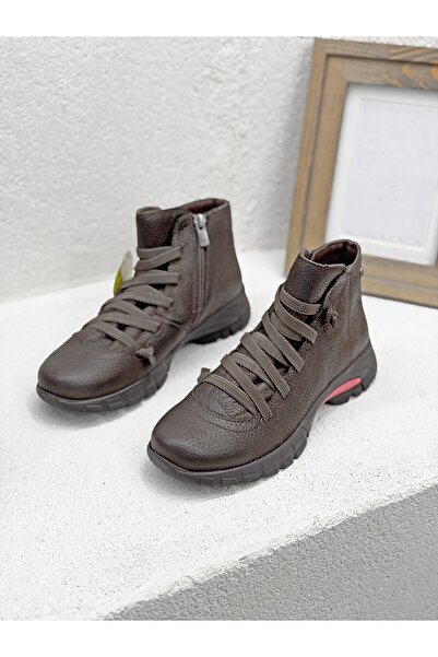 Mammamia 25KB-4465 CIZME DE DAMĂ DIN PIELE AUTENTICĂ CU DETALII DIN CAUCIUC L...