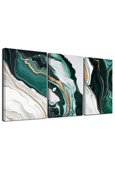 ALAYRA International لوحة فنية جدارية خضراء تجريدية حديثة من ALAYRA، مطبوعة ع...