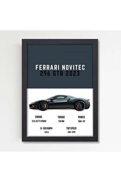 ALAYRA International لوحة فنية لسيارة فيراري نوفيتك 296 جي تي بي 2023 من ألاي...