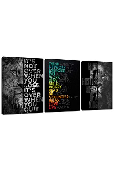 ALAYRA International لوحات جدارية تحفيزية للمكاتب من ألايرا، لوحات قماشية مله...