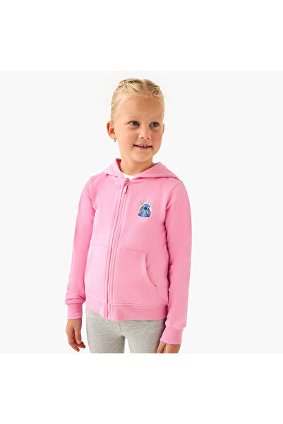 Disney Stitch Print Jacket with Hood
