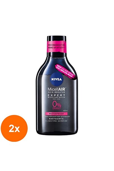 Nivea Visage Set 2 x Apa Micelara Bifazic Expert Waterproof Cleansing 400 ml