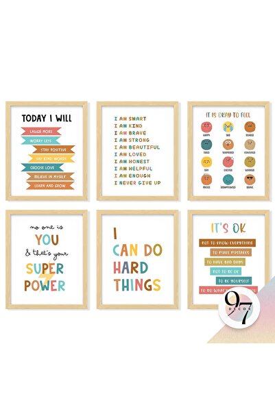 ALAYRA International ALAYRA Kids Affirmation Wall Decor - Positive Affirmatio...