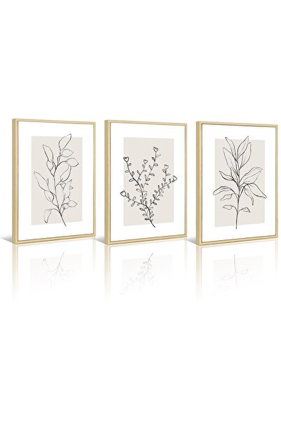 ALAYRA International لوحات جدارية مطبوعة برسومات نباتية محايدة من ALAYRA، ديك...