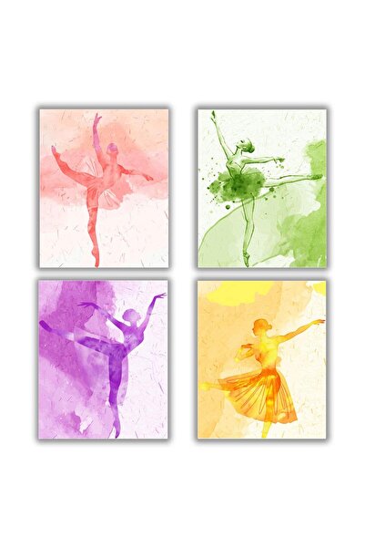 ALAYRA International لوحة فنية أنيقة للباليه من ألايرا - صور فنية للرقص على قماش - مطبوعات فنية جدارية للمكياج، راقصة باليه
